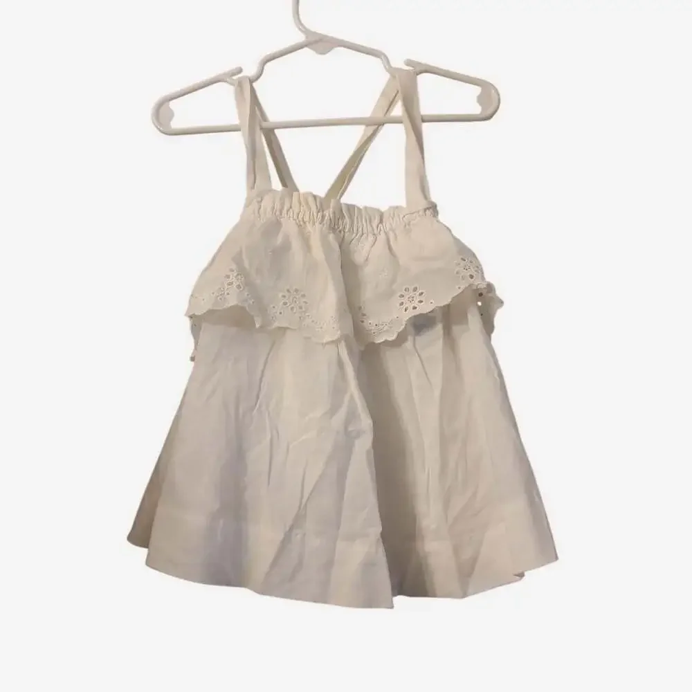 Sleeveless Tie-Shoulder Top for Girls